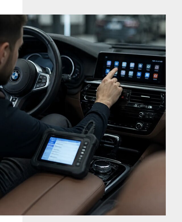 Установка приложений и мультимедиа сервисов BMW в Омске