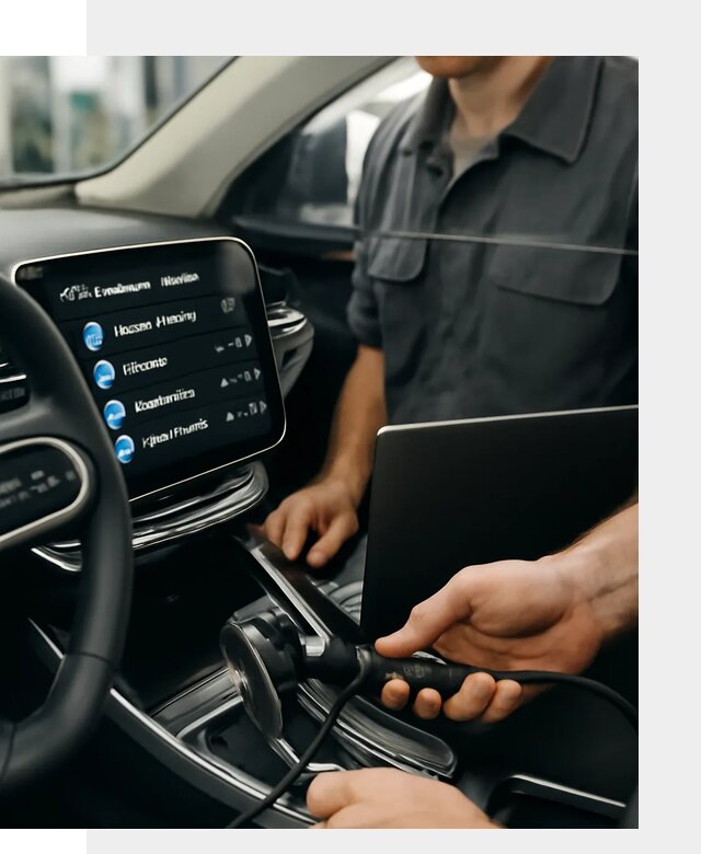Установка приложений Geely для мультимедиа автомобиля в Омске