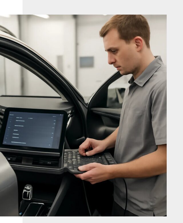 Русификация мультимедиа автомобилей Lynk Co в Омске