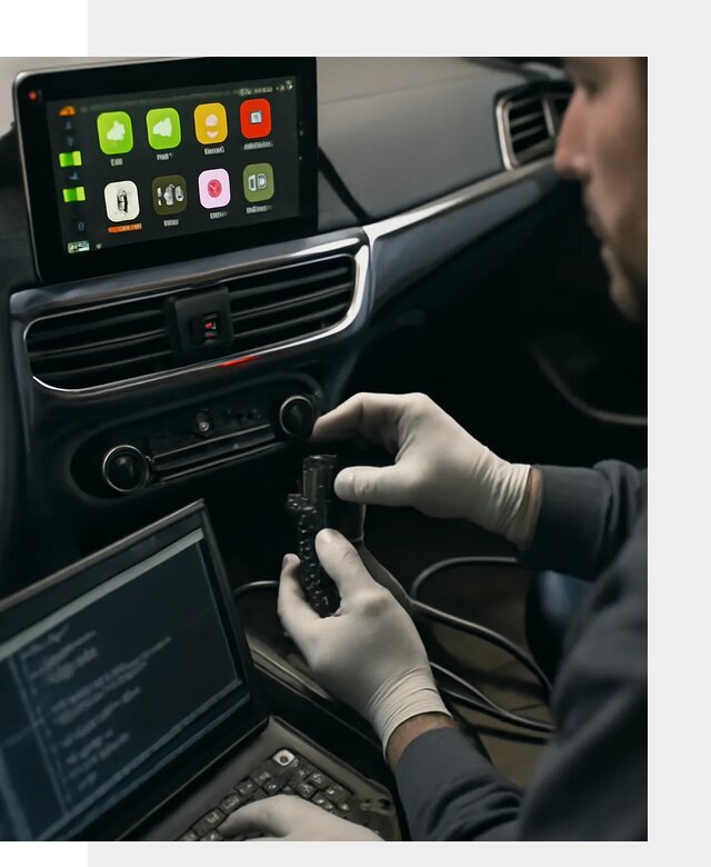 Активация Apple CarPlay в Омске для штатной мультимедиа