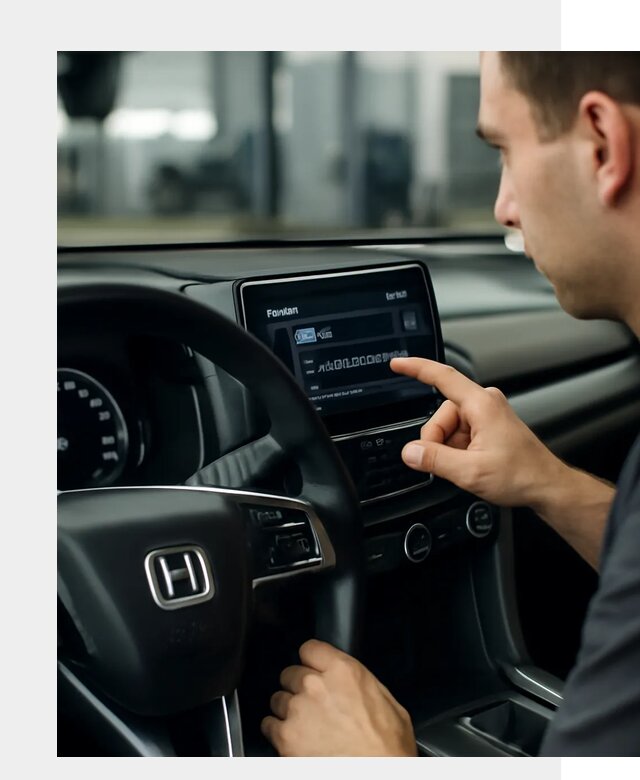 Русификация панели приборов Honda в Омске по цене 5185 ФастМобиль-Омс
