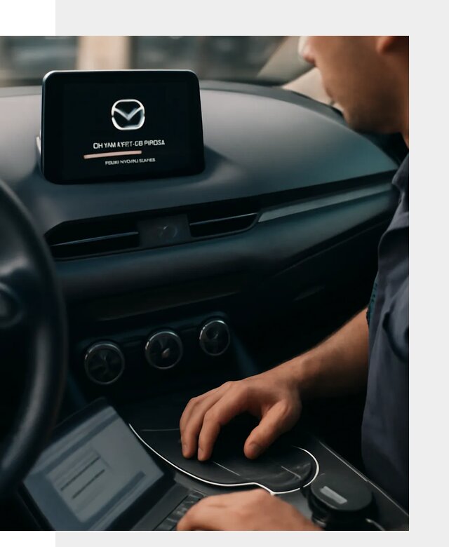 Установка приложений Mazda на мультимедийную систему в Омске