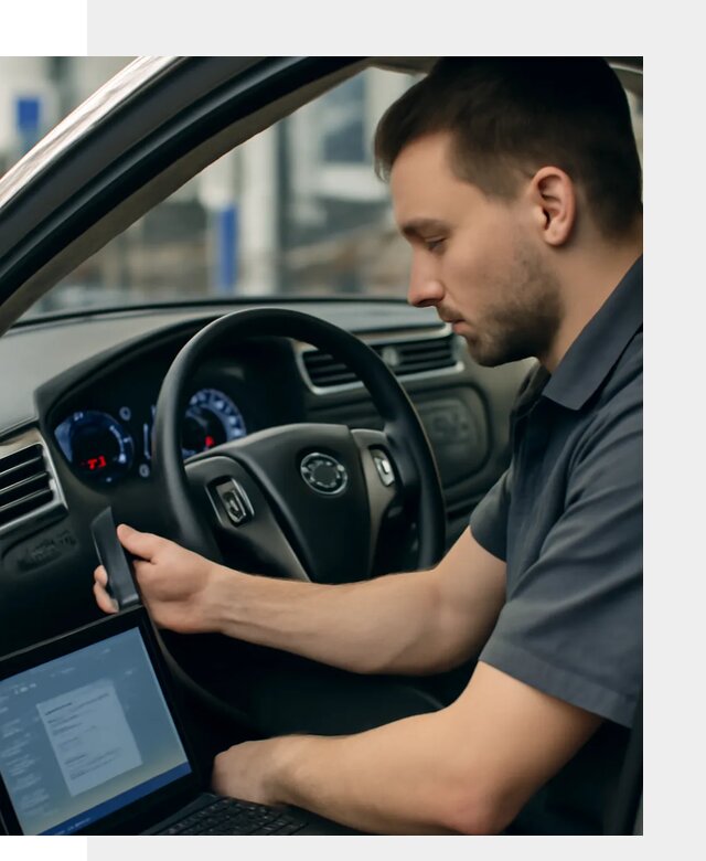 Русификация приборной панели Nissan для авто в Омске